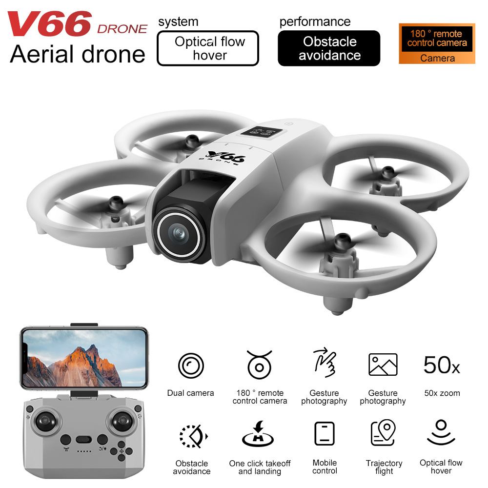 New V66 Mini Drone HD Camera 4 - Drone Camera Hd review and price